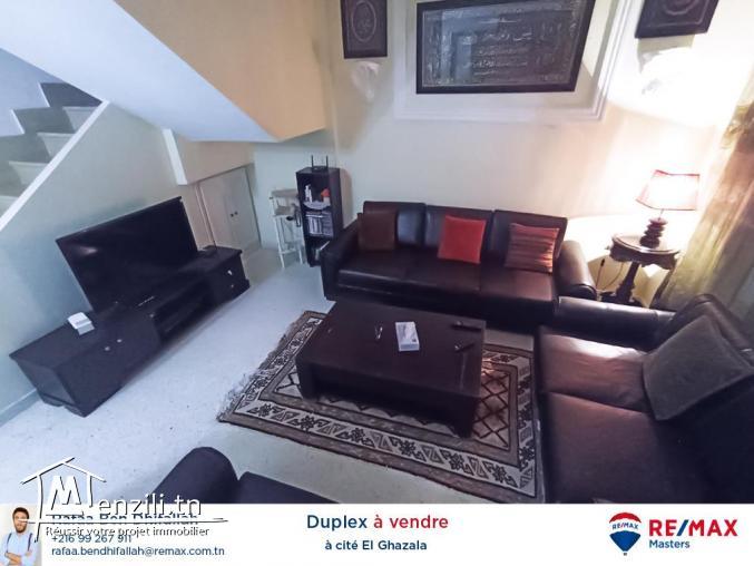À vendre Duplex à cité el ghazela