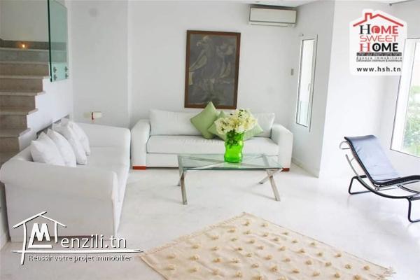 Duplex Florida Meublé à Louer à Gammarth