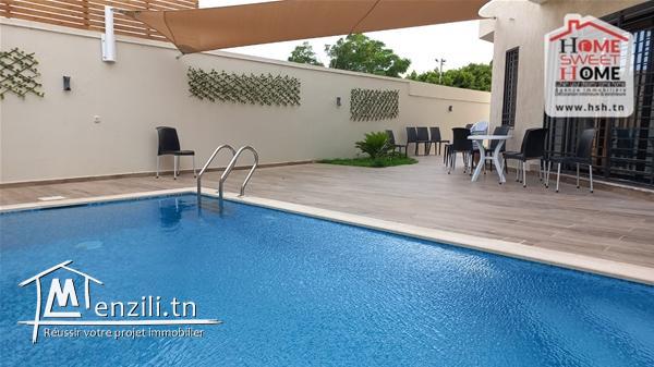 RDC de Villa Meublé Moldavie à louer à Sidi Daoud