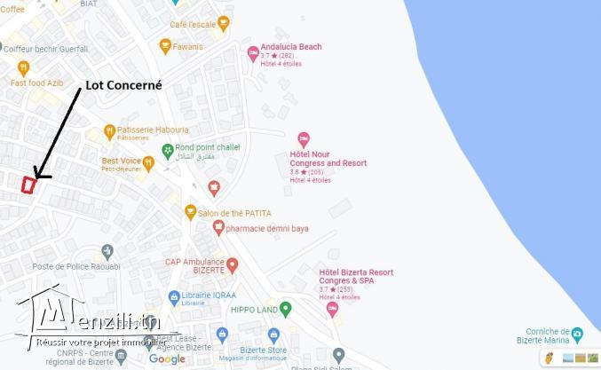 265 cité en Hana Bizerte lot n° 495