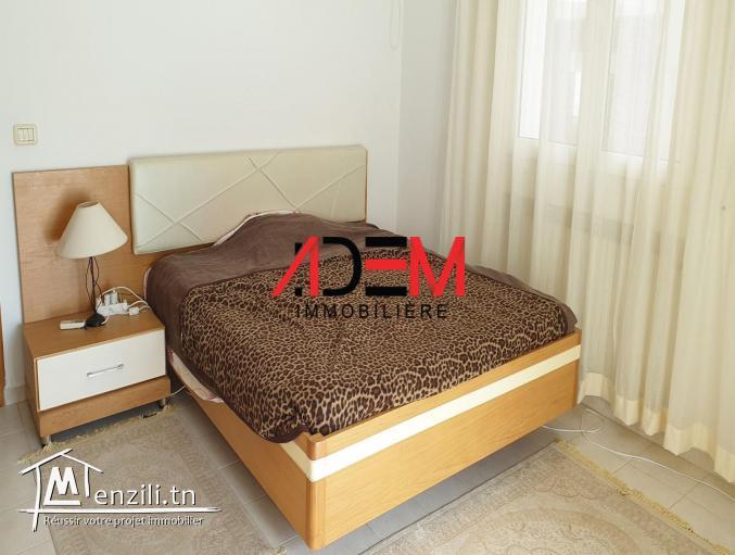 Etage de villa S3  meublé avec garage