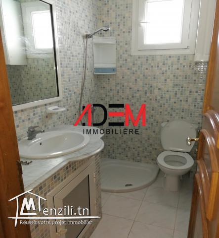 Etage de villa S3  meublé avec garage