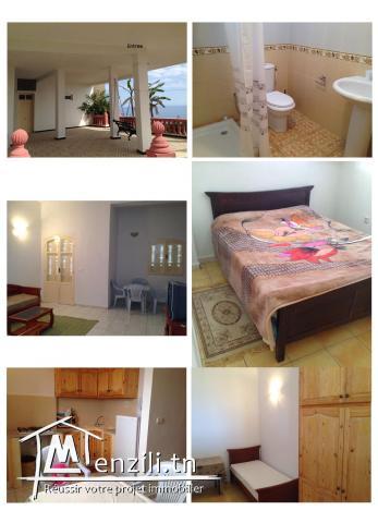 Vue panoramique sur mer et montagnes