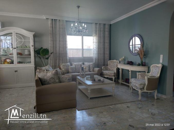 A louer Etage de villa à Sidi Bou Said.