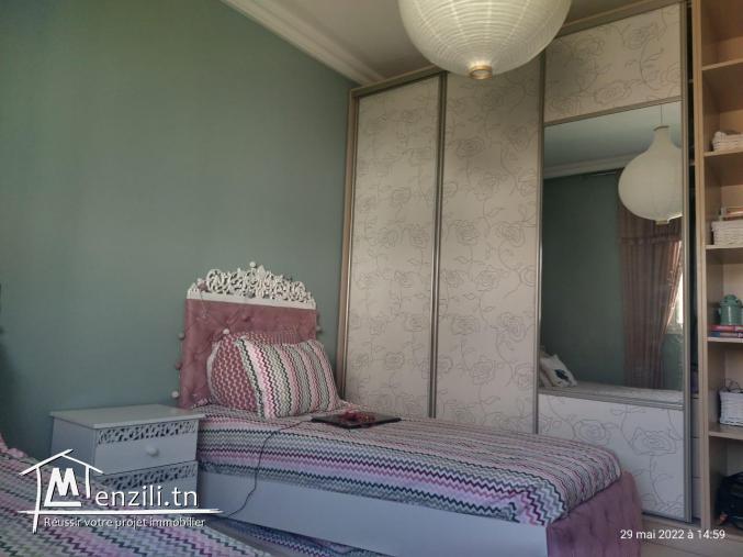 A louer Etage de villa à Sidi Bou Said.