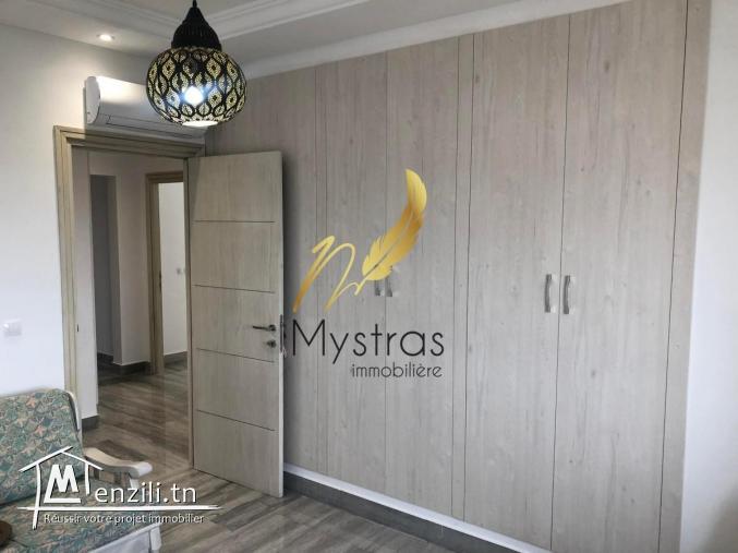 A louer appartement s3 meuble vue mer à Gammarth