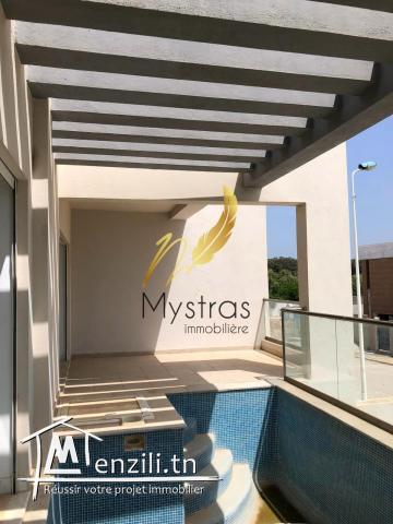 Vente appartement neuf avec piscine a Gammarth