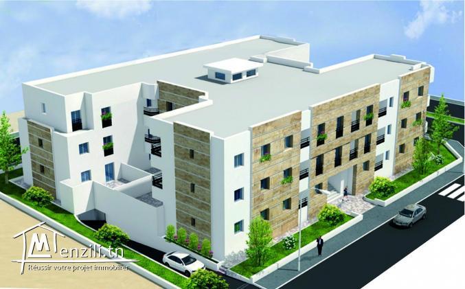 Promoteur vend S+1 à Manouba avec place de parking au sous-sol