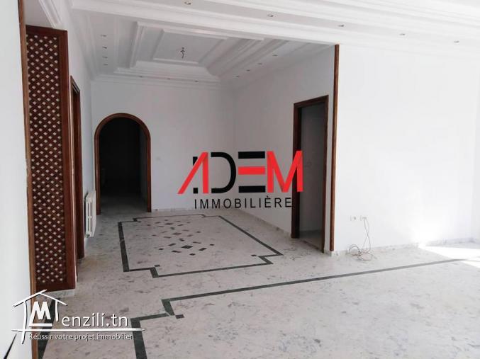 Spacieux étage de villa S3 à Khzema