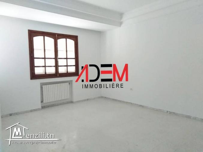 Spacieux étage de villa S3 à Khzema