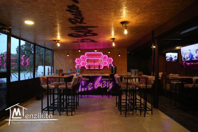 Fond de Commerce d'un bar resto lounge