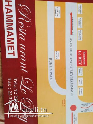 Fond de Commerce d'un bar resto lounge