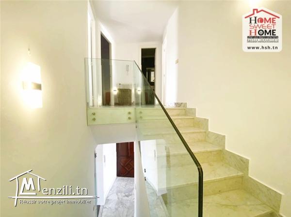 Duplex Drammen Meublé à Louer à Gammarth