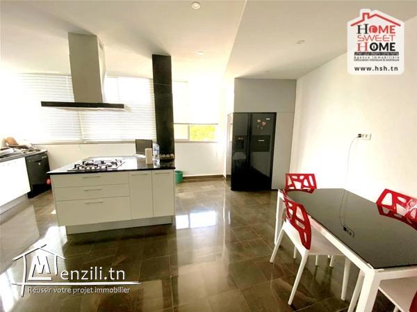 Duplex Drammen Meublé à Louer à Gammarth