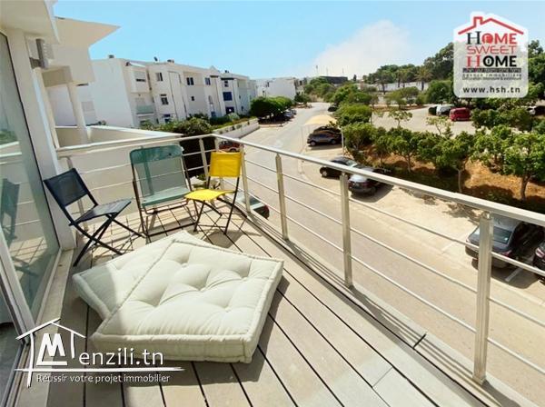 Duplex Drammen Meublé à Louer à Gammarth