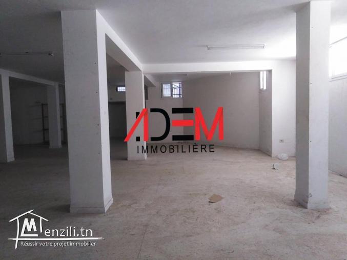 Dépôt de 300m² bien situé à Sahloul