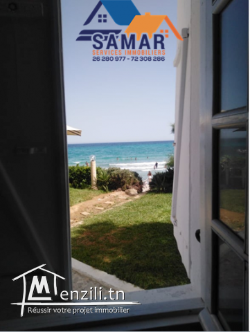 villa au premier étage S plus 3 pied dans l'eau à plage el fatha kélibia el mansoura