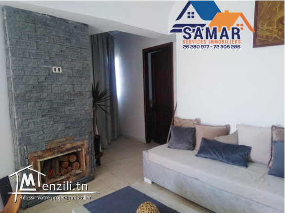 villa au premier étage S plus 3 pied dans l'eau à plage el fatha kélibia el mansoura