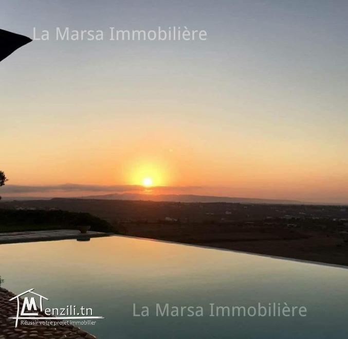 Villa s3 avec piscine et vue dégagée, Hammamet