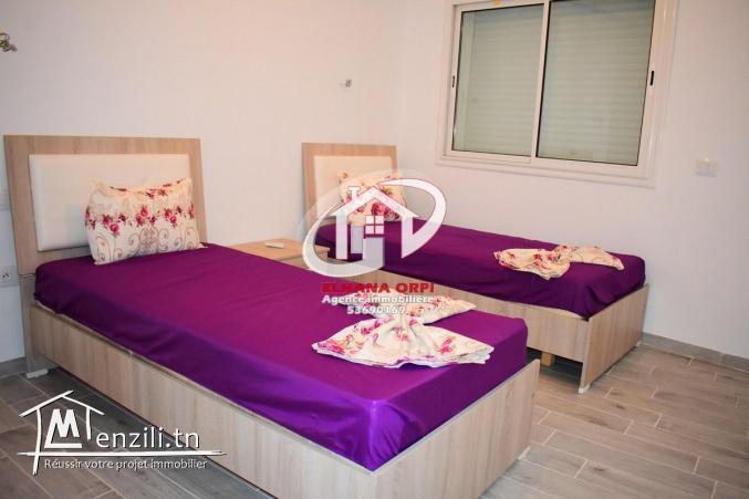 a louer appartement s+2 rz fatimides haut standing pour vacance