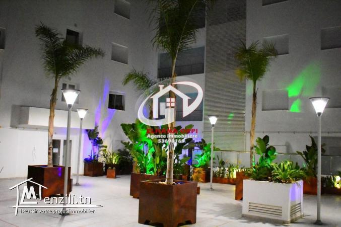 a louer appartement s+2 rz fatimides haut standing pour vacance