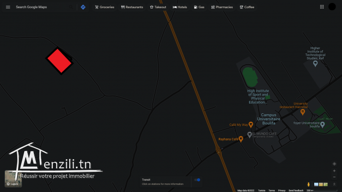 Terrain à vendre à KEF(Boulifa)