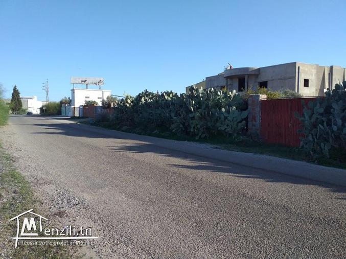 terrain de projet à moknine