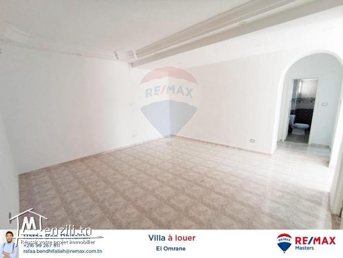 À la location un rez de chaussée d'une villa