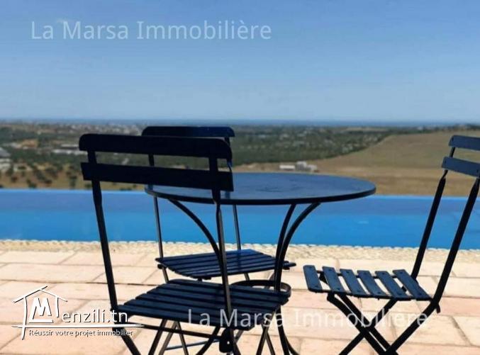 A Louer villa s3 avec jardin, Hammamet