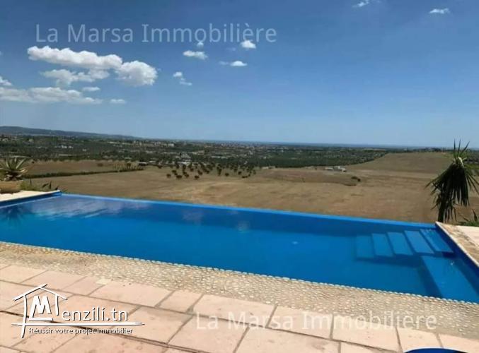 A Louer villa s3 avec jardin, Hammamet