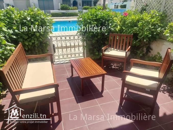 Location de vacances, duplex s2 meublé avec piscine, Hammamet