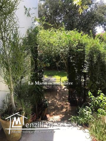 A Louer une villa s3 avec piscine et jardin, La Marsa