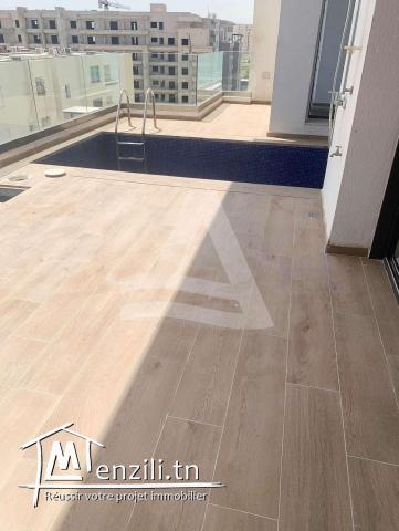 location d'un penthouse aux jardins de carthage