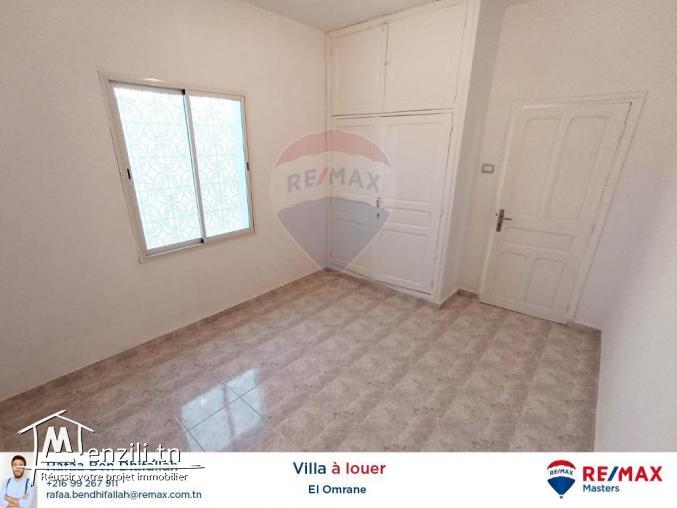 À la location un rez de chaussée d'une villa