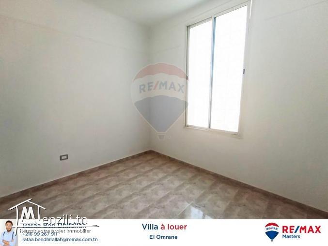 À la location un rez de chaussée d'une villa