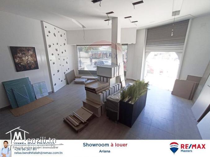 Un showroom à la location