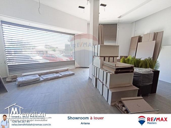 Un showroom à la location