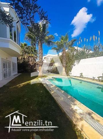A louer une villa Gammarth