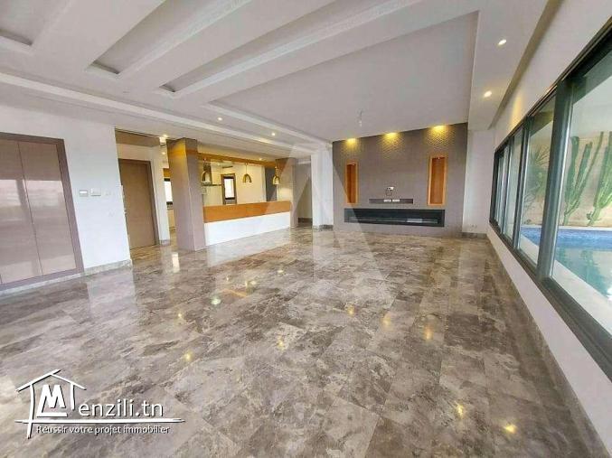 Location d'un appartement luxueuse S+3 avec piscine  au lac2