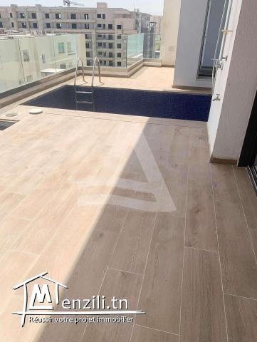 Location d'un penthouse aux jardins de carthage
