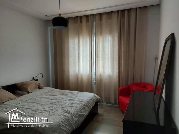 A louer appartement S2 meublé aux jardins de carthage