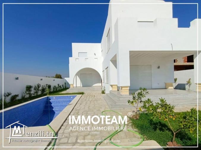 Villa à vendre situé à Hammamet Sud  , sidi jdidi