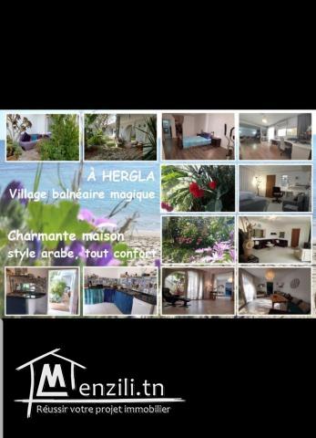 Magnifique maison atypique  Hergla