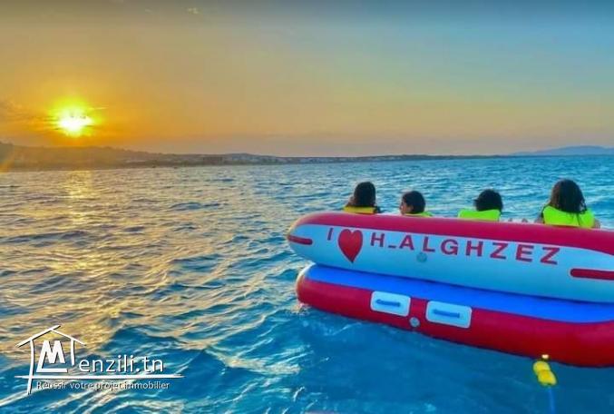 Terrain à 400 m de la plage hammam ghzeze