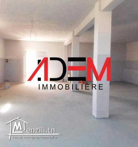Dépôt de 200m² bien situé à Kalaa Sghira