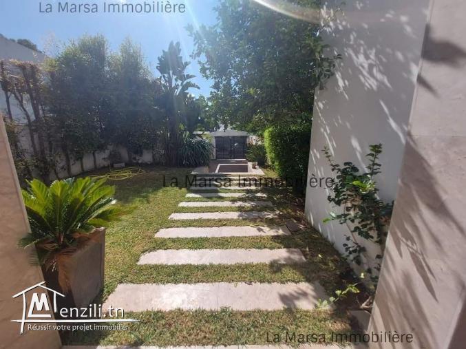 A Louer villa s4 avec piscine et jardin, Carthage Hannibal