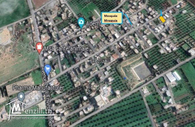 Maison et Terrain à vendre à Mrezguia Sidi Thabet