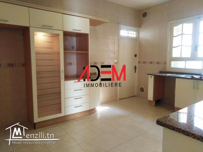 Spacieux RDC S4 de haut standing à Khzema