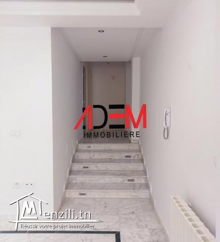 Spacieux RDC S4 de haut standing à Khzema