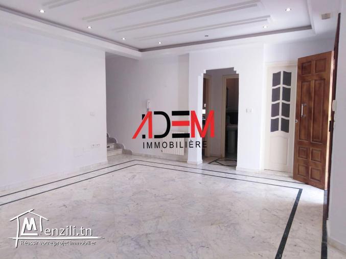 Spacieux RDC S4 de haut standing à Khzema